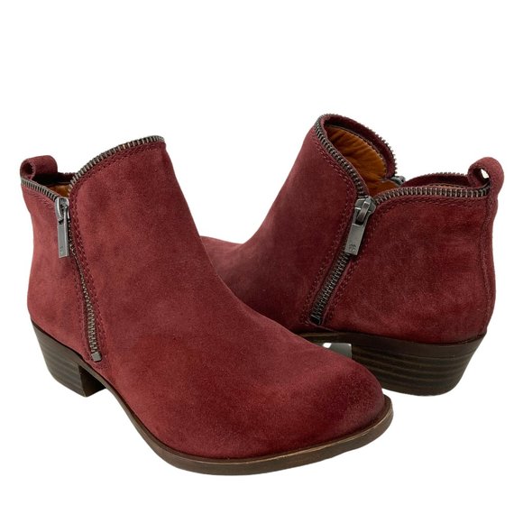 Lucky Brand Bartalino Wine Suede Double 